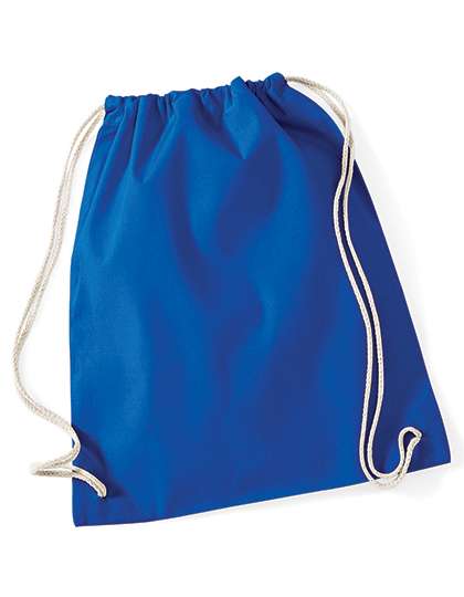 Westford Mill Cotton Gymsac Bright Royal 37 x 46 cm (WM110)