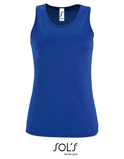 SOL´S Women´s Sports Tank Top Sporty Royal Blue 241 XS (L02117)