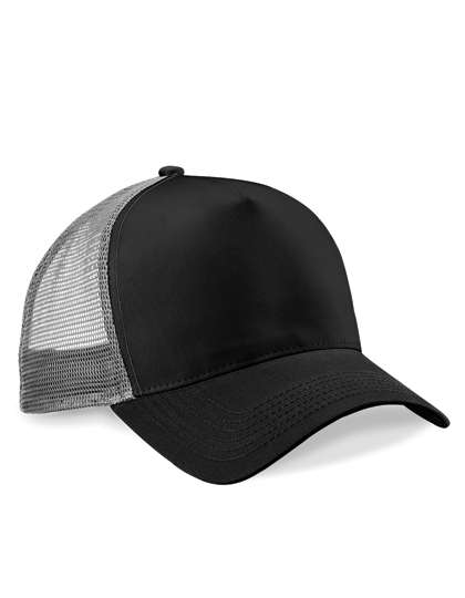 Beechfield Snapback Trucker Black/Light Grey One Size (CB640)