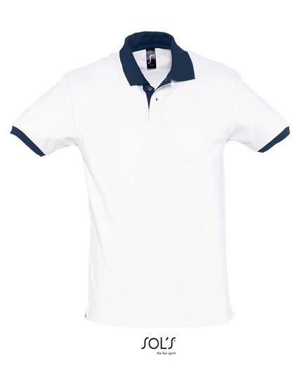 SOL´S Polo Prince White/French Navy S (L569)