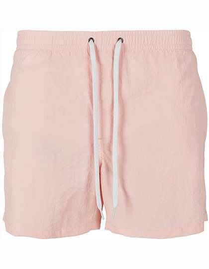 Build Your Brand Swim Shorts Pink S (BY050)