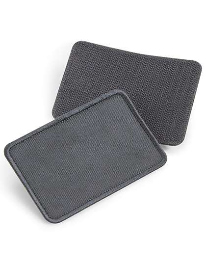 Beechfield Cotton Removable Patch Graphite Grey 10 x 6.5 cm (CB600)