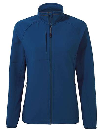 Craghoppers Expert Expert Womens Basecamp Softshell Jacket Poseidon Blue 38 (12) (CEL004)