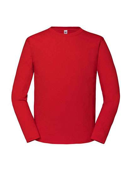 Fruit of the Loom Iconic 195 Long Sleeve T Red M (F195)