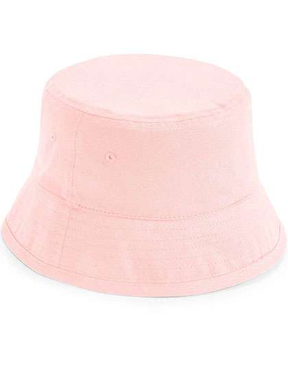 Beechfield Junior Organic Cotton Bucket Hat Powder Pink M/L (7-12 Jahre) (CB90NB)