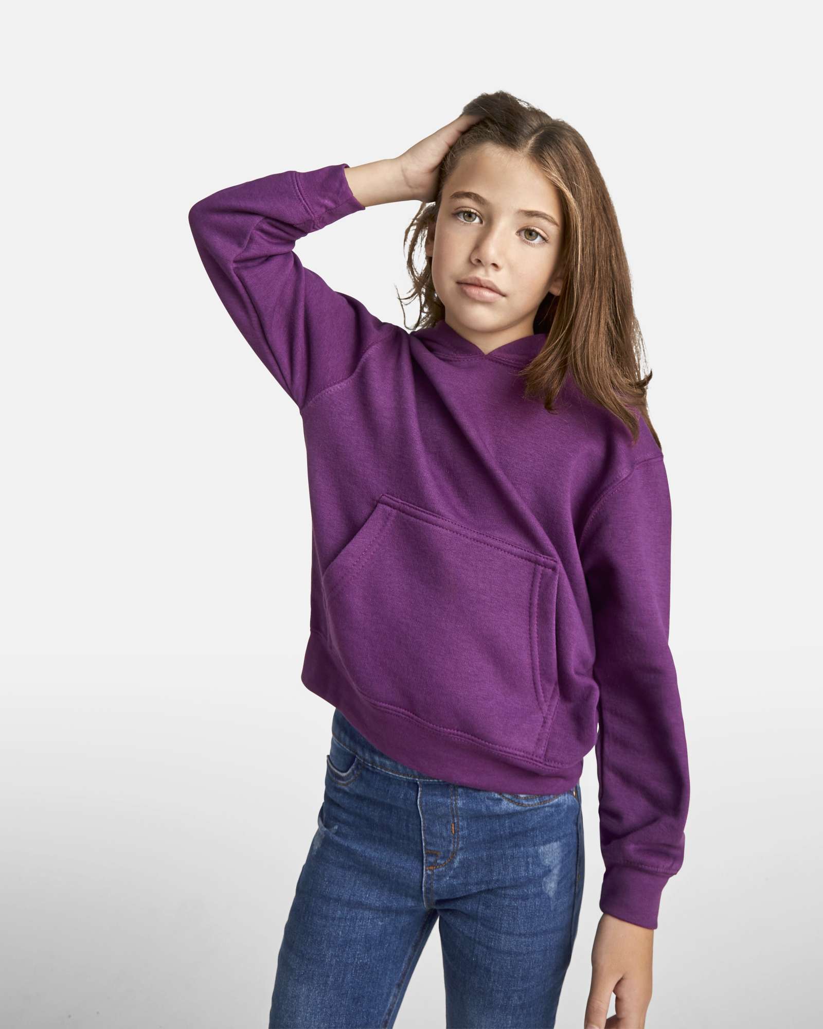 Roly Kids´ Capucha Hooded Sweatshirt Light Pink 48 5/6 Jahre (RY1087K)