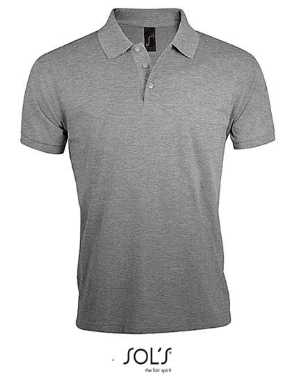 SOL´S Men´s Polo Shirt Prime Grey Melange 4XL (L527)