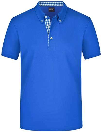 James&Nicholson Men´s Plain Polo Royal/Royal M (JN964)