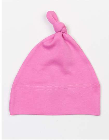 Babybugz Baby One Knot Hat Bubble Gum Pink One Size (BZ15)