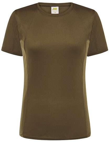 JHK Ladies´ Sport T-Shirt Khaki S (JHK101)