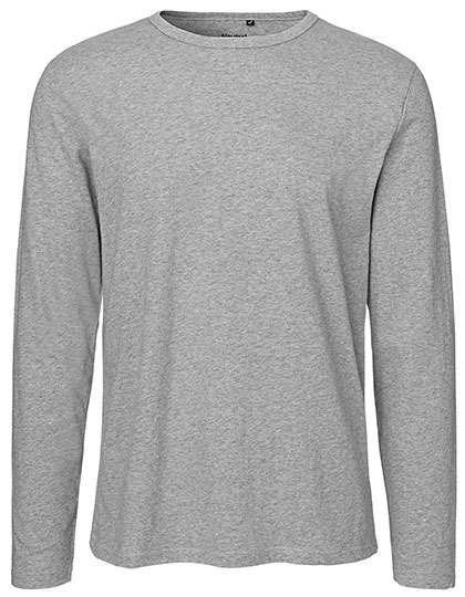 Neutral Men´s Long Sleeve T-Shirt Sport Grey S (NE61050)