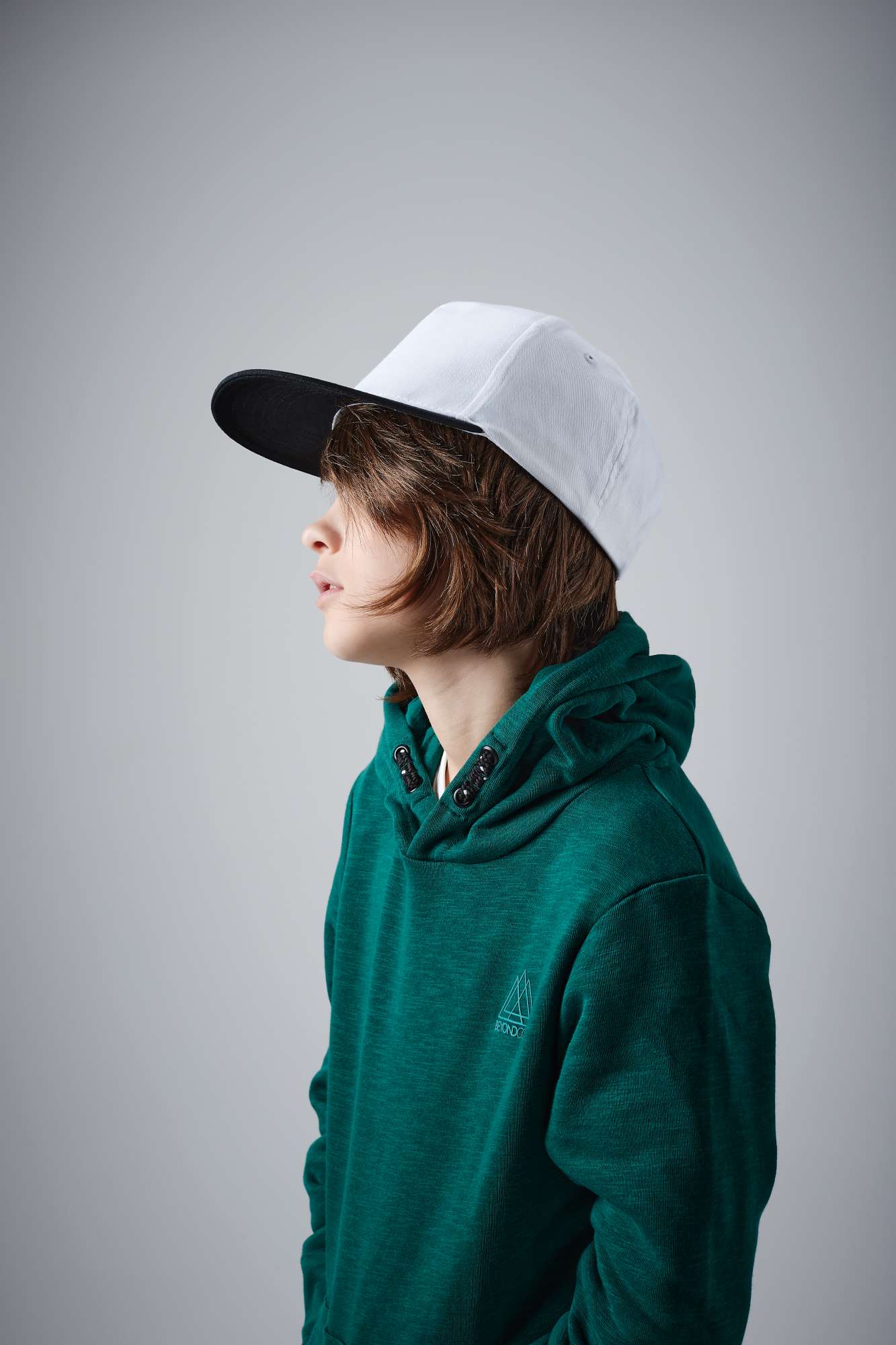 Beechfield Youth Size Snapback White/Black One Size (CB615)