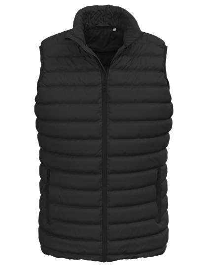 Stedman® Lux Padded Vest Men Black Opal M (S5430)