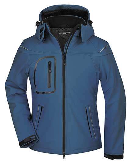 James&Nicholson Ladies´ Winter Softshell Jacket Navy L (JN1001)