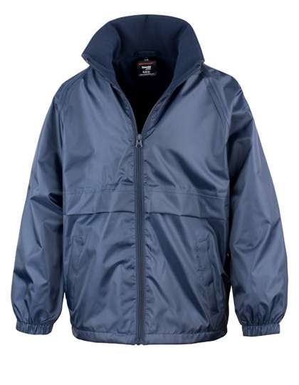 Result Core Junior Microfleece Lined Jacket Navy L (9-10) (RT203J)