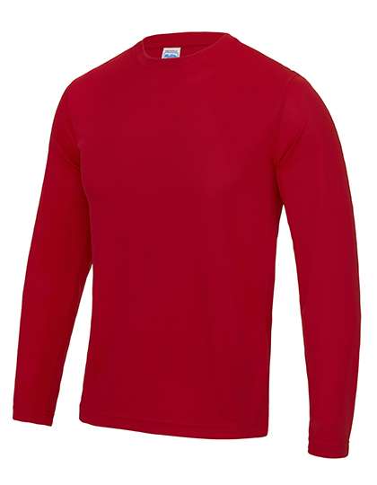 Just Cool Long Sleeve Cool T Fire Red S (JC002)