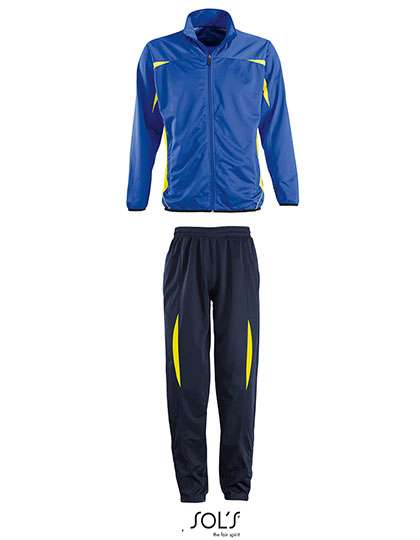 SOL´S Kids´ Club Tracksuit Camp Nou Royal Blue/Lemon 6 Jahre (116) (LT90301)