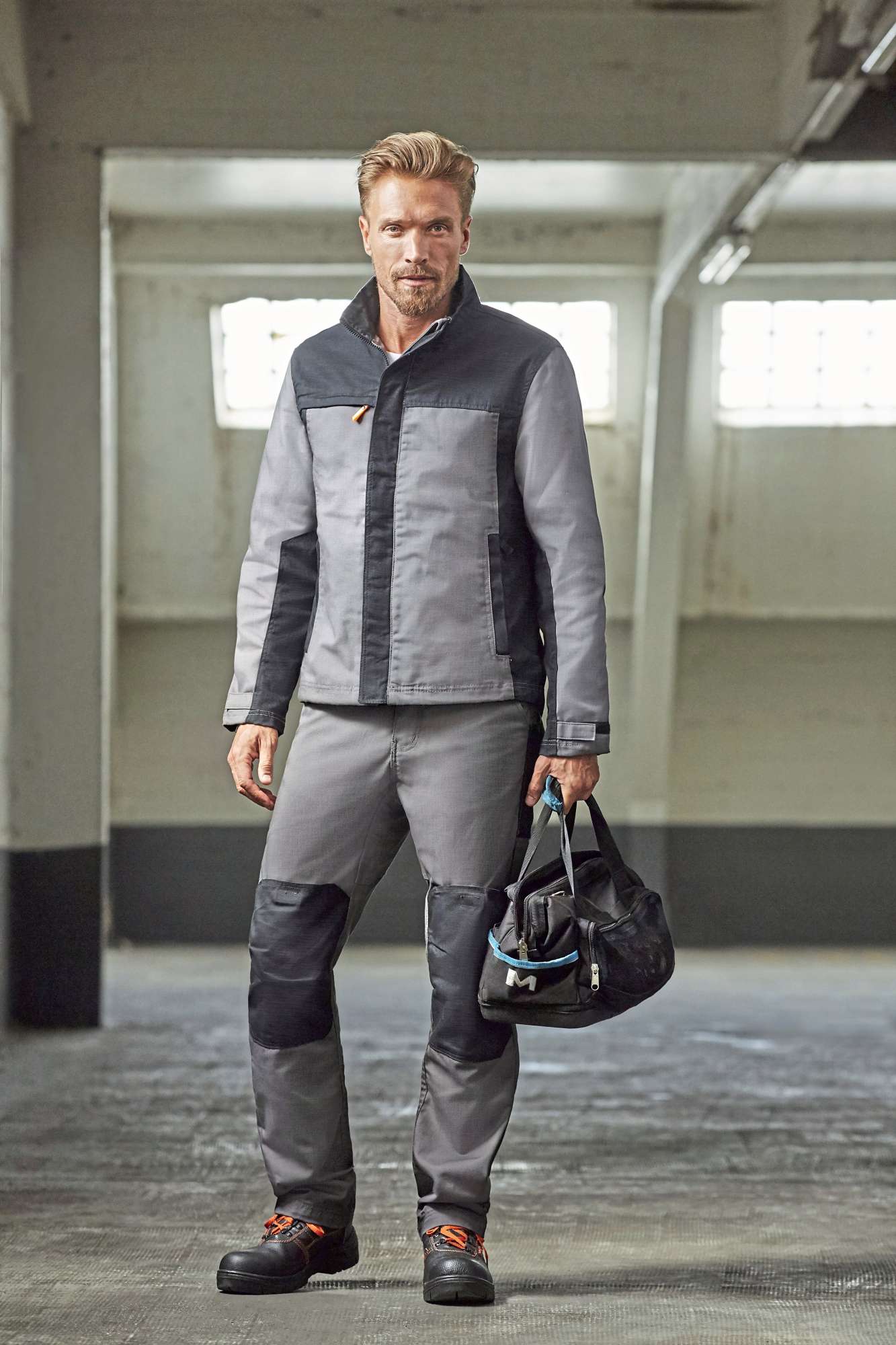 SOL´S Men´s Workwear Jacket - Impact Pro Dark Grey (Solid)/Black 5XL (LP01565)