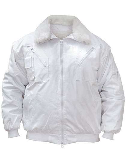 Korntex Robust 4-in-1 Workwear Pilot Jacket Oslo White M (KX809)