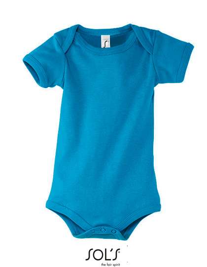 SOL´S Babies Bodysuit Bambino Aqua 6-12 Monate (L118)