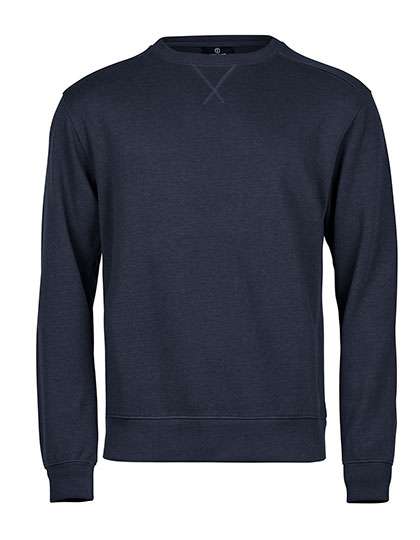 Tee Jays Ribbed Interlock Crew Neck Navy XL (TJ5504)