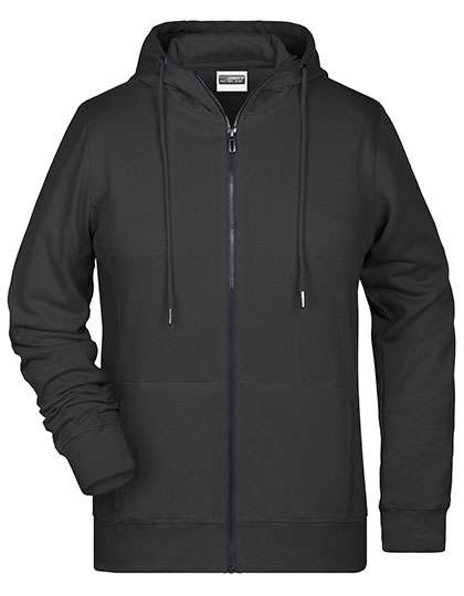 James&Nicholson Ladies´ Zip-Hoody Black L (JN8025)