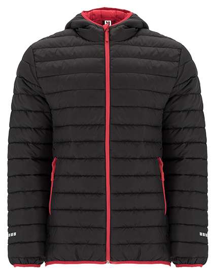 Roly Sport Unisex Norway Sport Jacket Black 02/Red 60 L (RY5097)