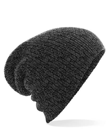 Beechfield Heavy Gauge Slouch Beanie Antique Grey One Size (CB449)