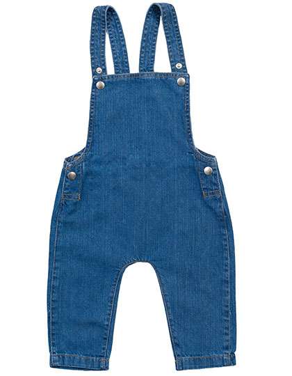 Babybugz Baby Rocks Denim Dungarees Denim Blue 6-12 Monate (BZ56)