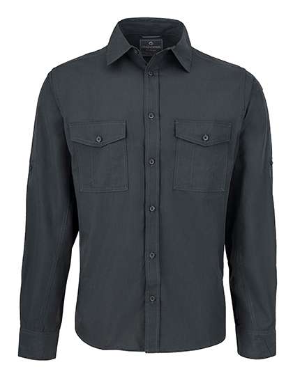 Craghoppers Expert Expert Kiwi Long Sleeved Shirt Carbon Grey M (CES001)