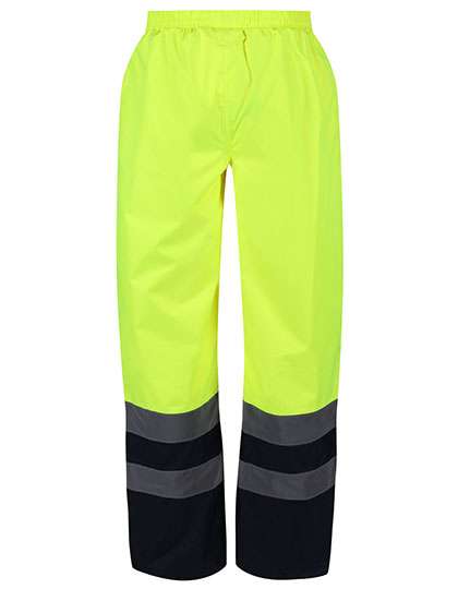 Regatta High Visibility Pro Hi-Vis Over Trousers Yellow/Navy 3XL (RG5050)