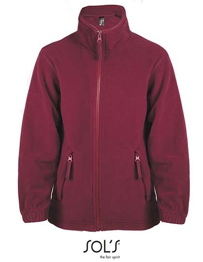 SOL´S Kids´ Fleecejacket North Burgundy 8 Jahre (118/128) (L742K)