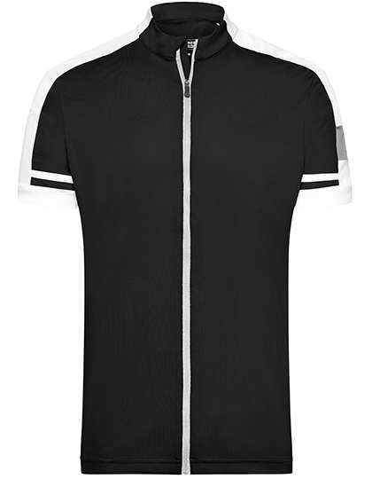 James&Nicholson Men´s Bike-T Full Zip Black XXL (JN454)