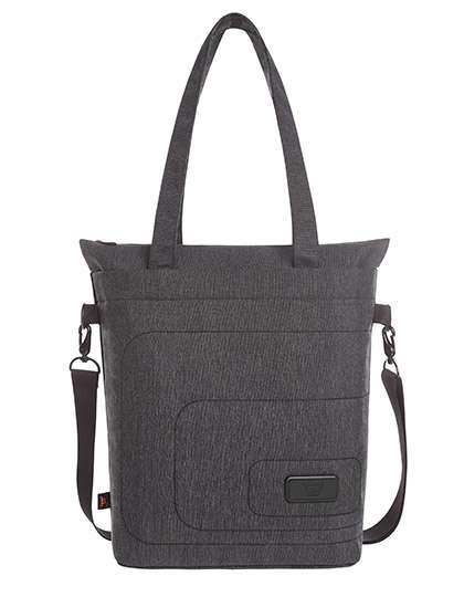 Halfar Notebook Shopper Frame Black/Grey-Sprinkle 30 x 42 x 13 cm (HF16051)