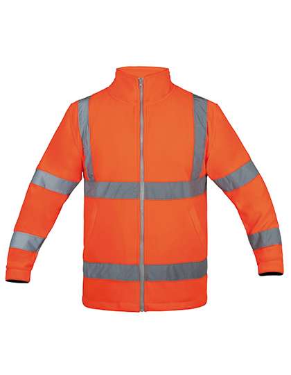 Korntex Hi-Vis Safety Fleece-Jacket Bergen Signal Orange S (KX800)