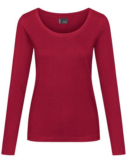 EXCD by Promodoro Women´s T-Shirt Long Sleeve Granat 3XL (CD4095)