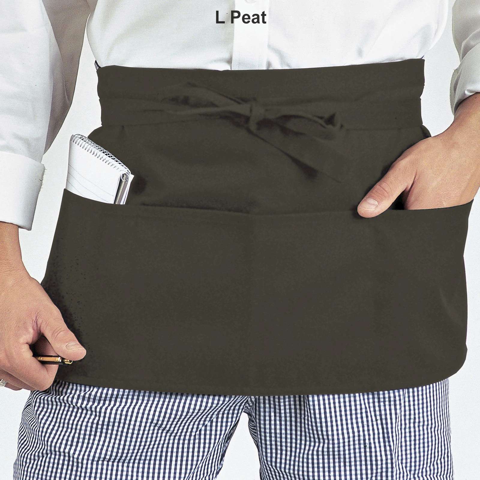 Dennys London Money Pocket Apron Storm Grey 58 x 30 cm (DL022)