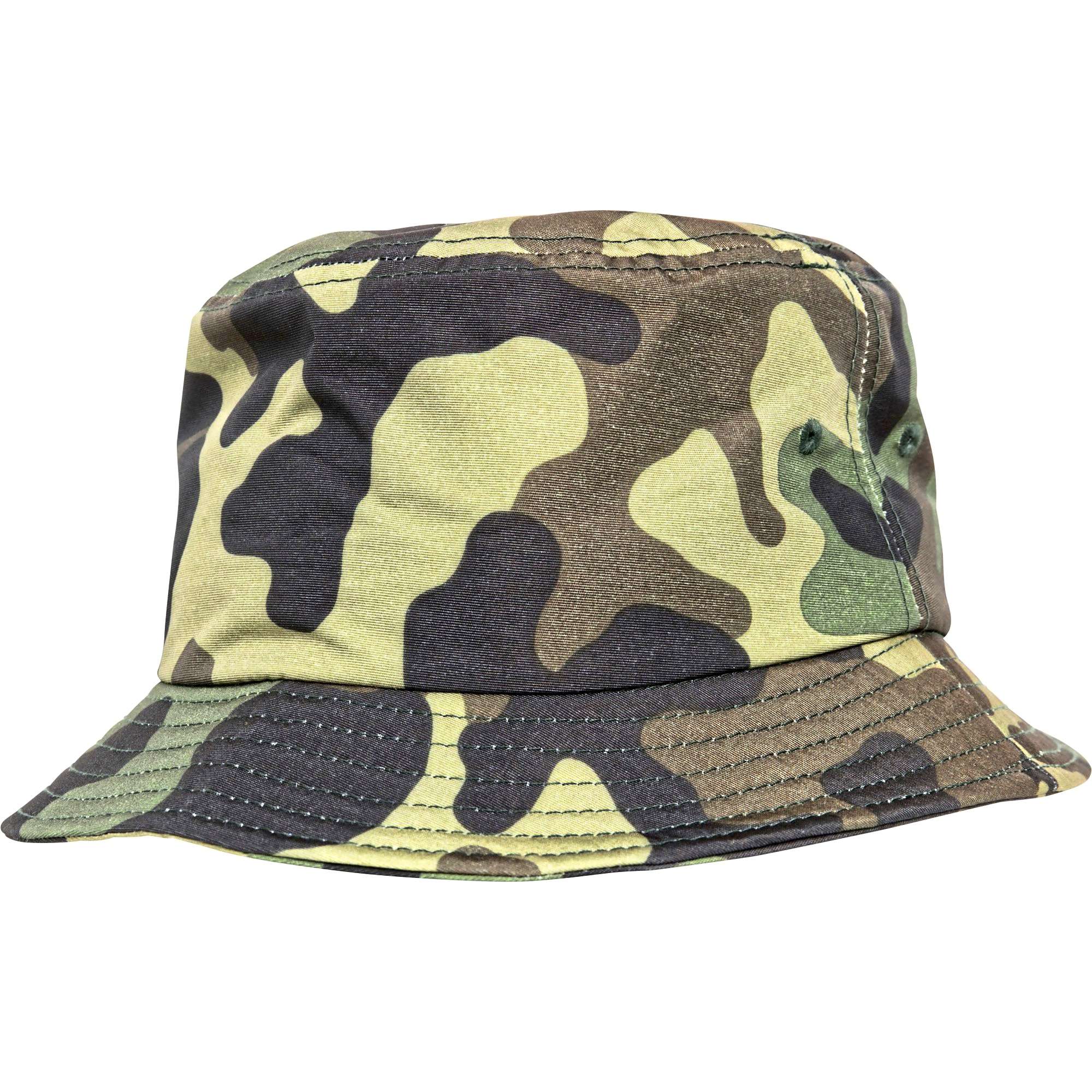 FLEXFIT Camo Bucket Hat Green Camo One Size (FX5003CB)