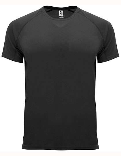 Roly Sport Men´s Bahrain T-Shirt Black 02 XL (RY0407)