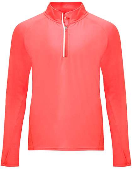 Roly Sport Men´s Melbourne Sweatshirt Fluor Coral 234 S (RY1113)