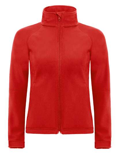 B&C COLLECTION Women´s Hooded Softshell Red XXL (BCJW937)