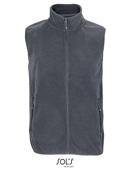 SOL´S Unisex Factor Zipped Fleece Bodywarmer Charcoal Grey (Solid) XS (L03822)