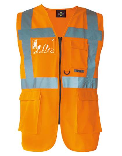 Korntex Executive Multifunctional Safety Vest Berlin Signal Orange XXL (KX802)