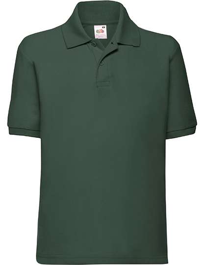 Fruit of the Loom Kids´ 65/35 Polo Bottle Green 164 (F502K)