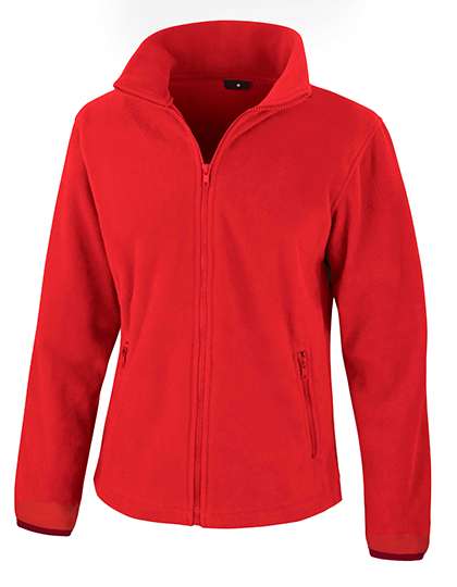 Result Core Womens Norse Outdoor Fleece Jacket Flame Red L (RT220F)