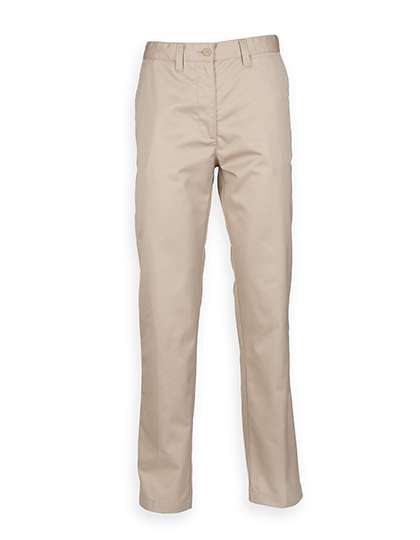 Henbury Ladies´ 65/35 Poly/Cotton Chino Stone 22/4XL(50)/31 (W641)