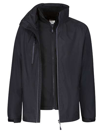 Regatta Honestly Made Honestly Made Recycled 3in1 Jacket Black/Black L (RG154)