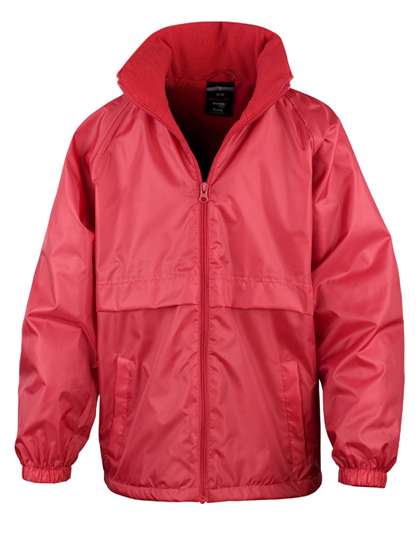 Result Core Junior Microfleece Lined Jacket Red M (7-8) (RT203J)