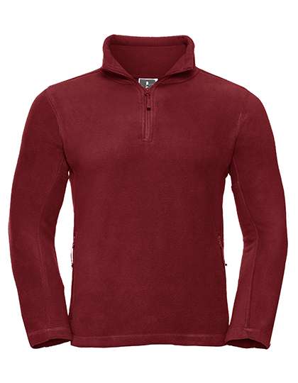 Russell Quarter Zip Outdoor Fleece Classic Red XS (Z8740)