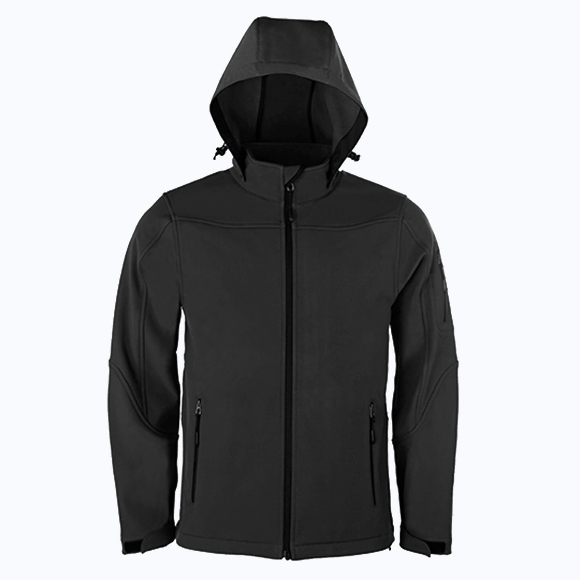 Herren Softshelljacke mit Kapuze